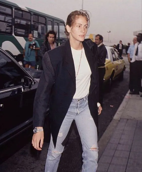 julia robert 90s fashion